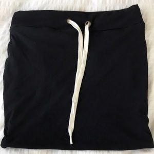 Acacia black cord skirt